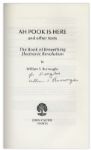 William S. Burroughs Signed First Edition of ''Ah Pook is Here''
