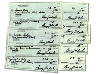 Lot of 10 Checks Signed by Conservative Icon Barry Goldwater