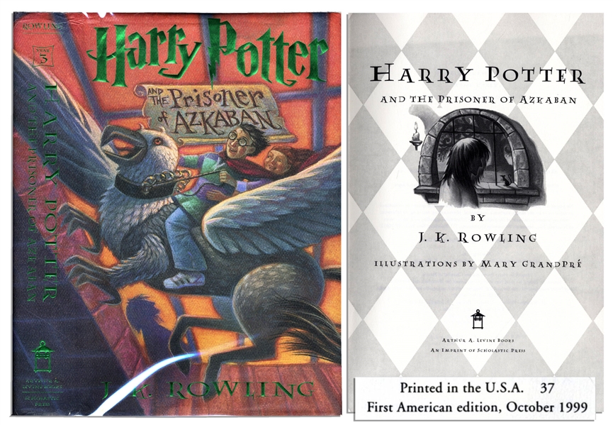 Harry Potter and the Prisoner of Azkaban -- First American Edition, First Printing