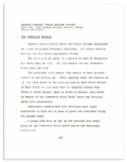 Texas Welcome Dinner Press Releases From the Night of John F. Kennedy's Assassination