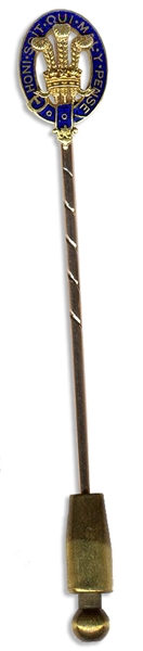 Prince Edward VIIIs Royal Tiepin -- The Princes Most Noble Order of the Garter Pin, the Highest Order of Chivalry