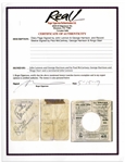 The Beatles Signed Items: Diary Page Signed by John Lennon & George Harrison, and Record Sleeve Signed by Paul McCartney, George Harrison & Ringo Starr -- With Roger Epperson COAs for All Signatures