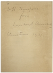 Winston Churchill Signed First U.S. Edition of ''A Roving Commission, My Early Life''