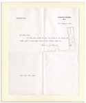 Winston Churchill Letter Signed -- ''...It was very kind of you to write to me about my work...''