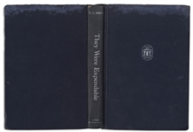John Wayne and John Ford Cast-Signed Book for ''They Were Expendable''
