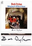 Bob Dylan Signed Album Bringing It All Back Home -- With Roger Epperson COA