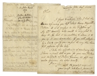 Sir Joshua Reynolds Autograph Letter Signed -- Reynolds Corresponds With a Patron (Likely Sir William Hamilton) in 1772, Asking for Payment of 32 Guineas for Two Paintings