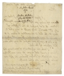 Sir Joshua Reynolds Autograph Letter Signed -- Reynolds Corresponds With a Patron (Likely Sir William Hamilton) in 1772, Asking for Payment of 32 Guineas for Two Paintings