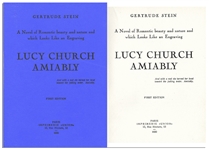 Gertrude Steins Lucy Church Amiably First Edition -- Scarce Book by the Author Who Coined the Term Lost Generation