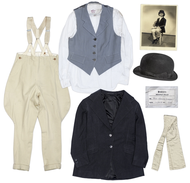 Shirley Temple Screen-Worn Horseback Riding Costume From 1938 Film Just Around the Corner