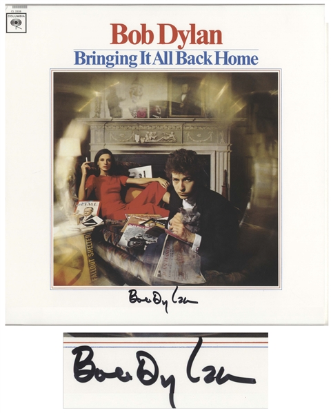 Bob Dylan Signed Album Bringing It All Back Home -- With Roger Epperson & Jeff Rosen COAs