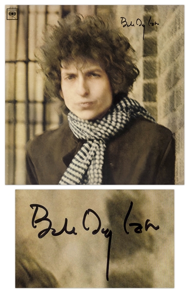 Bob Dylan Signed Double Album Blonde on Blonde -- With Roger Epperson & Jeff Rosen COAs