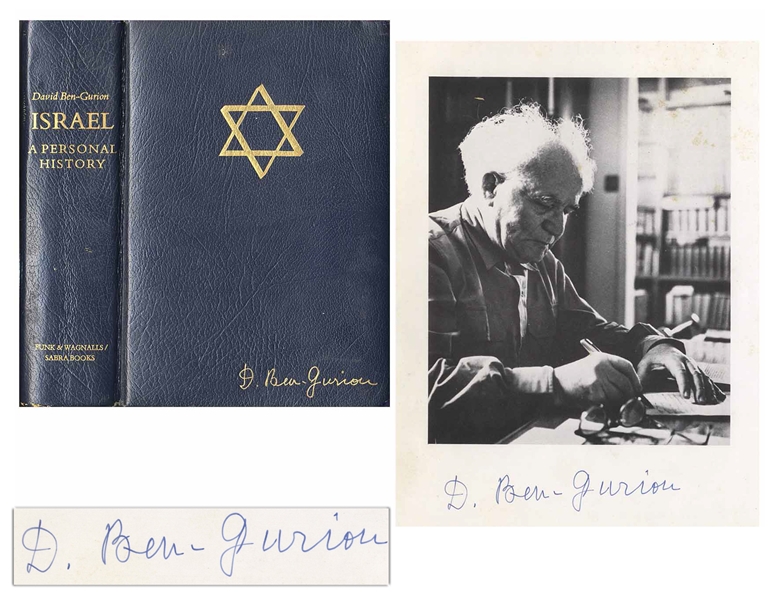 David Ben-Gurion Signed Limited Edition of Israel: A Personal History