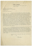 Albert Einstein Letter Signed in 1935 -- ''The hostile attitude of universities towards Jewish teaching staff and students has been increasing...similar to the German Jews in the time before Hitler''