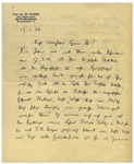 Max Planck Autograph Letter Signed, Musing on the First Law of Thermodynamics -- ''...Mayer had burst into his room exclaiming...that water could be warmed by means of vigorous shaking...''