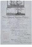 Andrew Jackson Signed Ship's Papers as President