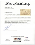 George Washington Check Signed -- With PSA COA