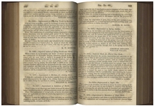 Abraham Lincoln Autograph Endorsement Signed as President -- Housed in a Patent Office Report From 1849 Featuring Abraham Lincoln's Patent -- Lincoln Is the Only U.S. President to Hold a Patent