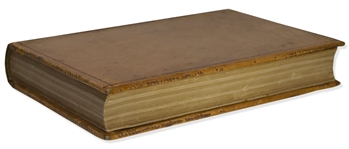 Abraham Lincoln Autograph Endorsement Signed as President -- Housed in a Patent Office Report From 1849 Featuring Abraham Lincoln's Patent -- Lincoln Is the Only U.S. President to Hold a Patent