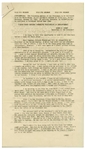 Harry Truman Signed Farewell Address From 1953 -- ''...The President...has to decide. He can't pass the buck to anybody...'' & ''...And always in the background there has been the atomic bomb...''