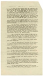 Harry Truman Signed Farewell Address From 1953 -- ''...The President...has to decide. He can't pass the buck to anybody...'' & ''...And always in the background there has been the atomic bomb...''