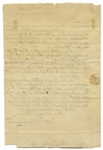 George Washington Autograph Letter Signed, With Bold Writing & Signature -- Washington Writes to His Nephew Bushrod Washington Regarding a ''Singular'' Oddity in His Land Holdings