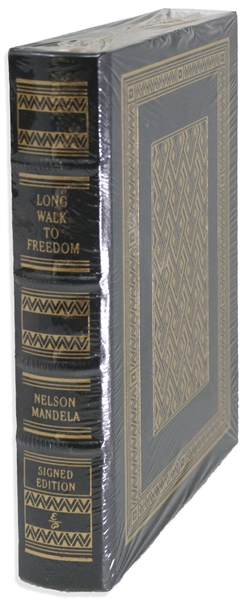 Nelson Mandela Signed Luxury First Edition of His Celebrated Autobiography Long Walk to Freedom -- Fine Condition