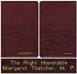 Margaret Thatcher's Personally Owned Holy Bible, Presented to Her as Prime Minister
