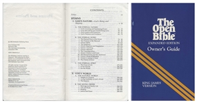 Margaret Thatcher's Personally Owned Holy Bible, Presented to Her as Prime Minister