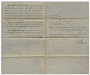 Frederick Douglass Document Signed as Recorder of Deeds