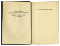 Ayn Rand Signed ''Atlas Shrugged'' -- Number 1,690 in a Special 10th Anniversary Edition Limited to 2,000