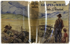 John Steinbeck's ''The Grapes of Wrath'' First Printing -- In First Printing Dust Jacket