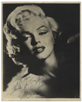 Gorgeous Marilyn Monroe Signed Photo Measuring 7.625" x 9.5" -- With Beckett & PSA COAs