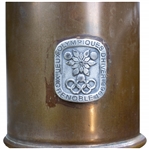 Olympic Torch Used in the 1968 Grenoble Winter Games -- The Scarcest of All Olympic Torches, With Only 33 Produced