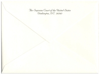 Invitation to the Investiture Ceremony of Supreme Court Justice Elena Kagan