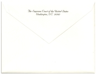 Invitations to the Investiture Ceremony and Reception of Supreme Court Chief Justice John Roberts