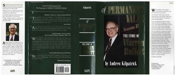 Warren Buffett Signed Copy of His Biography, ''Of Permanent Value''
