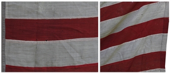 Large 40-Star Flag From 1889, Signifying North and South Dakota as States -- Flag Measures Nearly 10' x 6'