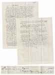 Albert Einstein Autograph Letter Signed on God & Unified Field Theory, With Mathematical Equations in His Hand Regarding the Theory -- ...It is devilishly difficult to get closer to Him...