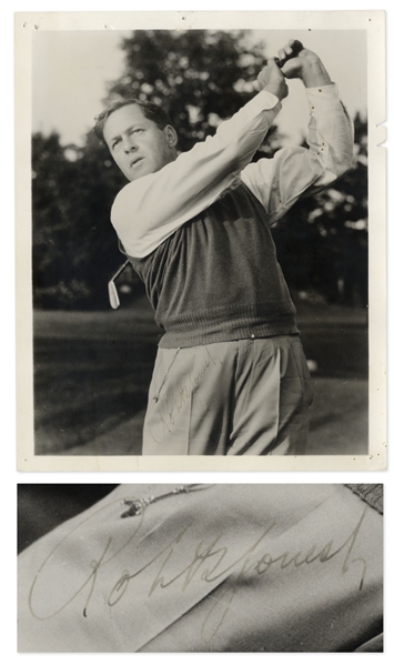 Bobby Jones Signed 8 x 10 Photo -- With PSA/DNA COA