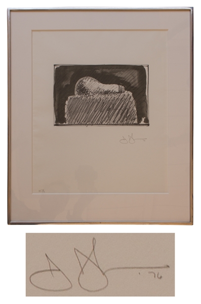 Jasper Johns Light Bulb Lithograph -- Hors Commerce 3 of 7