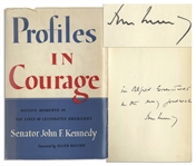 John F. Kennedy Signed Profiles in Courage -- Inscribed to Famed Photographer Alfred Eisenstaedt -- With University Archives COA