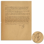 Hunter S. Thompson Letter Signed -- "…I have turned my genius to re-creating Big Sur in the image of Playboy. If it bounces I will do the blood-dance…"