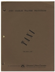 Season One "Taxi" Script From 1978 for Episode "The Great Line" -- From the Estate of Sam Simon, Co-Creator of "The Simpsons" & Writer on "Taxi"