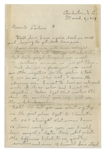 Iwo Jima Flag Raiser Rene Gagnon Autograph Letter Signed in 1944 -- ''...I knew that if I quit and all the other fellas like me quit, Hitler himself would be sitting in that capitol...''