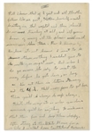Iwo Jima Flag Raiser Rene Gagnon Autograph Letter Signed in 1944 -- ''...I knew that if I quit and all the other fellas like me quit, Hitler himself would be sitting in that capitol...''