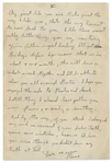 Iwo Jima Flag Raiser Rene Gagnon Autograph Letter Signed in 1944 -- ''...I knew that if I quit and all the other fellas like me quit, Hitler himself would be sitting in that capitol...''