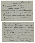 First Lady Edith Roosevelt Autograph Letter Signed