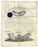 Andrew Johnson Lot of Three Military Appointments with Stamped Signatures