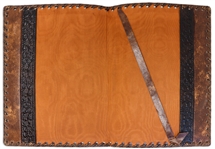 Elvis Presley Personally Owned Monogrammed Bible Cover -- With an LOA From Billy Smith